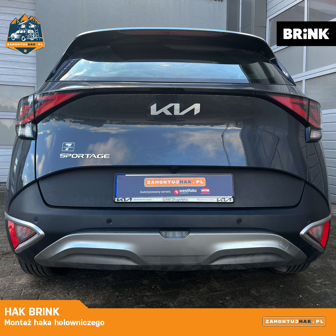 kia sportage hak holowniczy